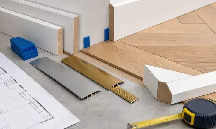 Parquet: plinthes, profils et cales de pose Plinthes, profils et cales pour pose de parquet