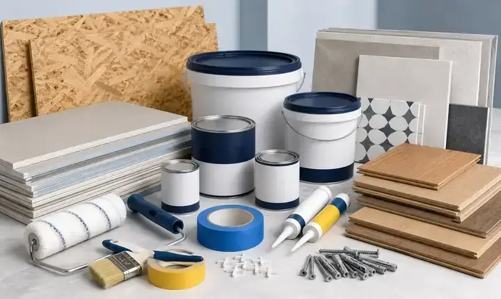 Rénovation intérieure: Accessoires - matériau, préparation et choix techniques à comparer Rénovation intérieure: Accessoires - matériau, préparation et choix techniques à comparer
