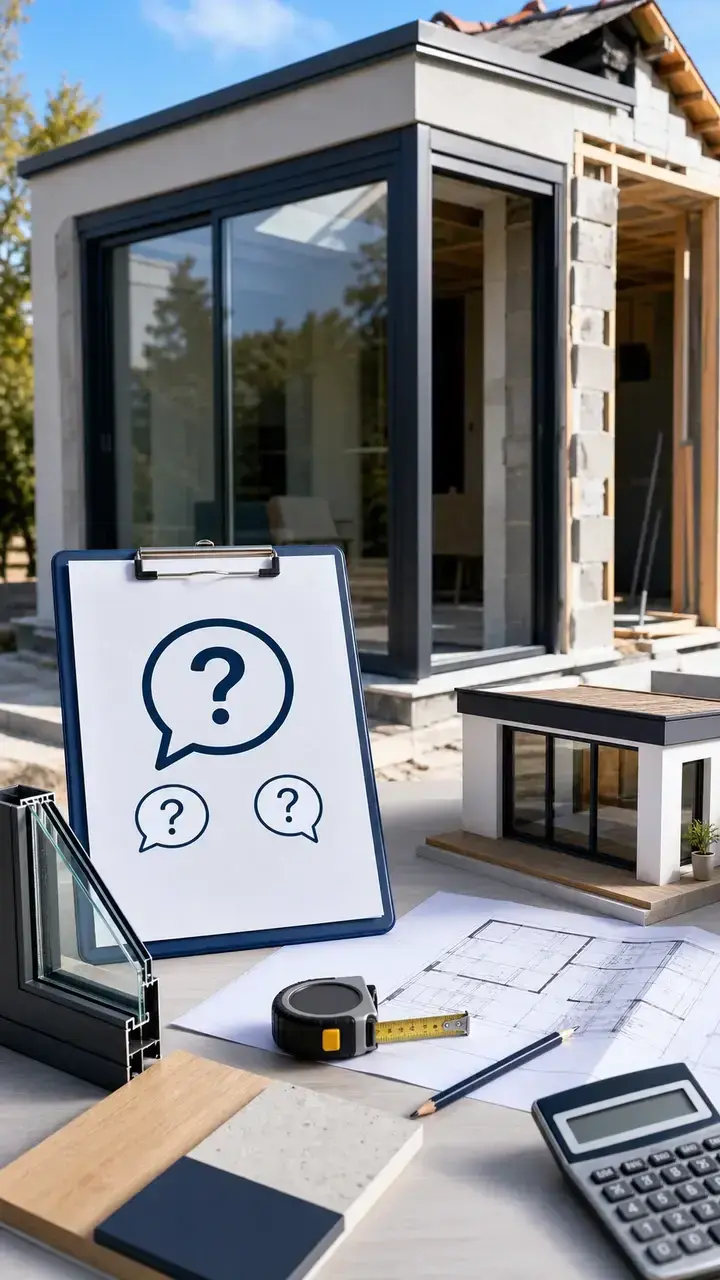 Questions fréquentes sur extension de maison Questions fréquentes sur extension de maison avec devis, plan, budget, maquette et chantier