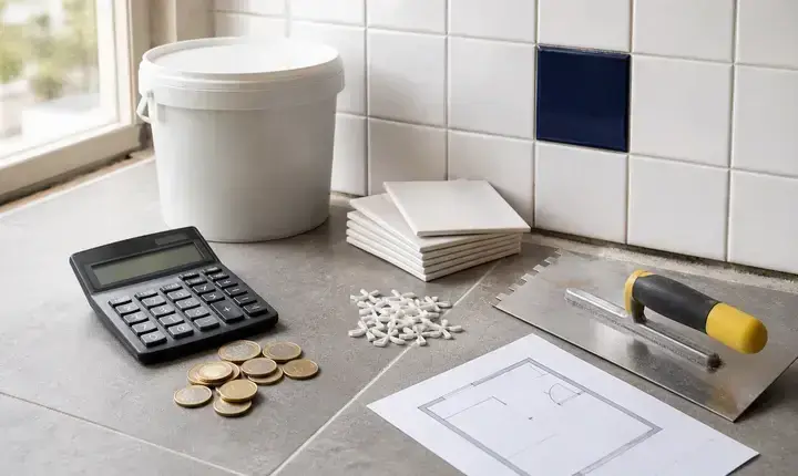 Carrelage et faïence: solution économique et budget maîtrisé Solution économique carrelage et faïence avec budget, calculatrice, carreaux simples et colle